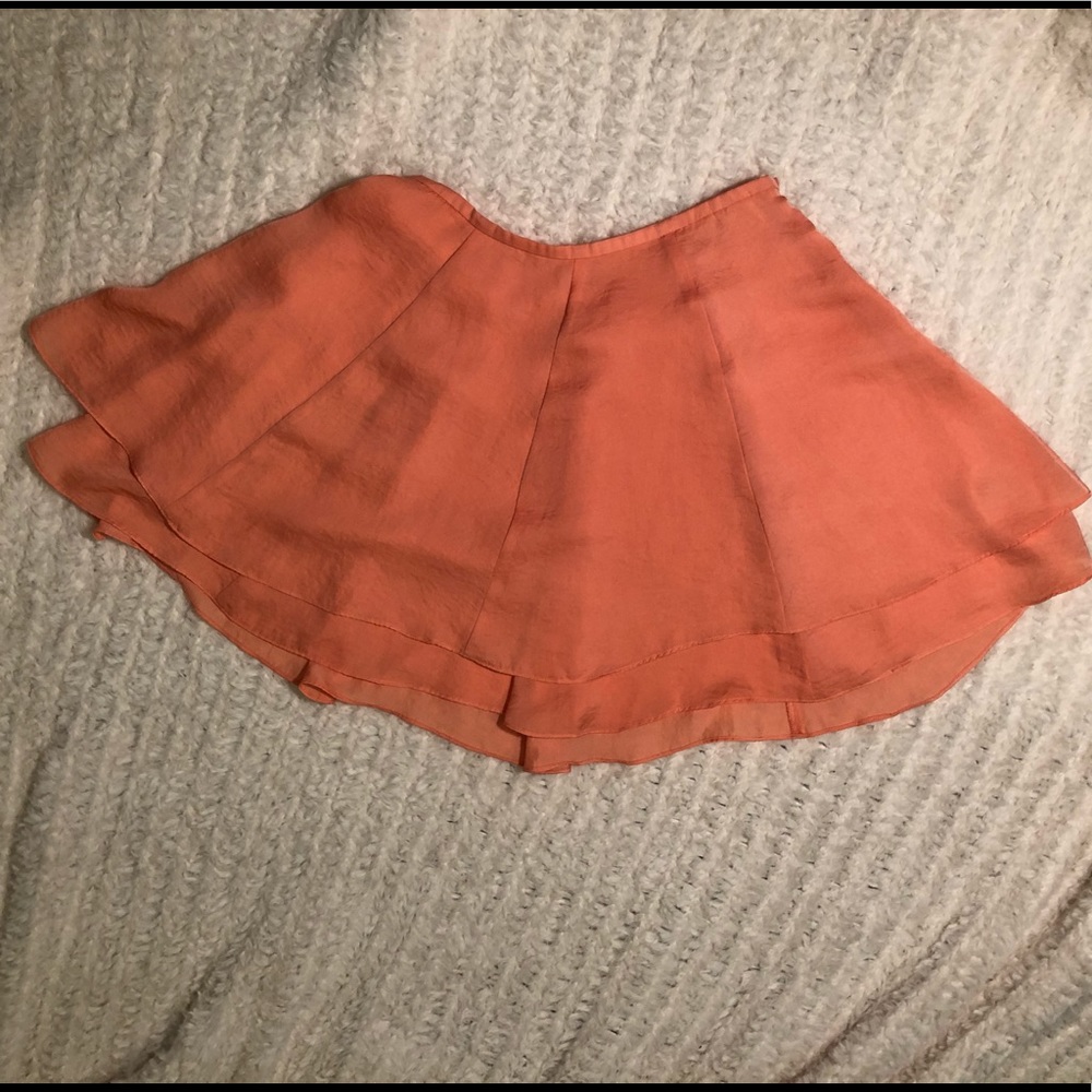 UO | Silence + Noise Coral Skirt - Picture 5 of 6